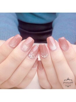 ピオニーネイル(peony nail)/マグネットグラデーション