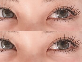 アンフィニ(Anfini)の写真/上下エクステで目元さらにパッチリ！
中顔面短縮効果あり!!