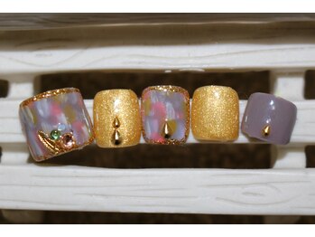 ネイルサロン ユーア(Yu a)/フット定額デザイン¥8480