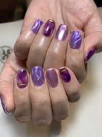 ～パープルネイル～