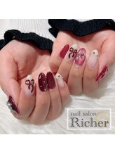 エスフィーネイルサロン リシェル(Esfy nailsalon Richer)/リボンネイル