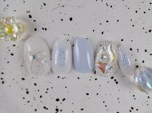 ショコ アンド ラム(Syoko&Lum)/☆ビジューリボンネイル☆