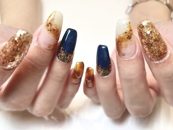 フクネイル イオン福岡東店(福nail)/べっ甲ネイル