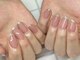 エレガンシア(Elegancia)の写真/大人可愛いを詰め込んだニュアンスアートで魅せる指先に【トレンドニュアンスネイル￥7,000】
