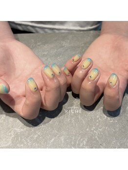 リッシュ(RICHE)/イエロー×ブルー
