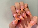 ニュアンスネイル/夏秋デザイン