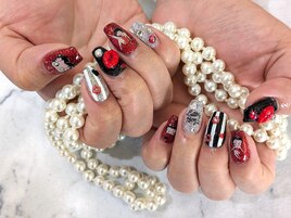 【スカルプ】ベティちゃんネイル