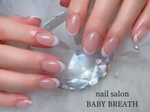ベイビーブレス(BABY BREATH)/フレンチネイル