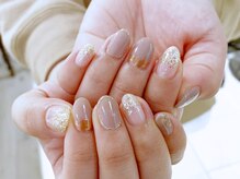 ネイルズ ララ(nails Lala)/ミラーアート。