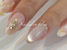 フェリーチェ 中目黒店(felice)の雰囲気（上品な色合いとニュアンスネイルは大人女性にぴったり◆）