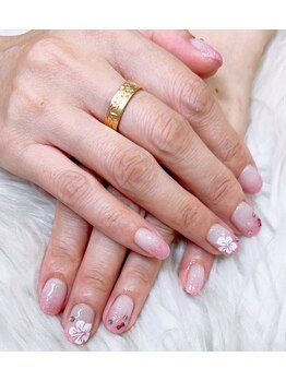 ハイビスカスネイル