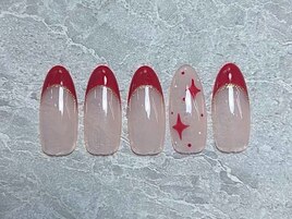 【冬ネイル】シンプルネイル