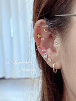 スマイルネイル(SMILE NAIL)/耳つぼジュエリー