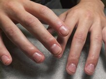 オムネイル 渋谷(HOMME NAIL)/クリアジェル ¥4.400