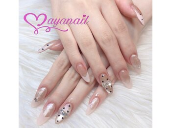 アヤネイル(ayanail)の写真/【認定講師在籍！】歴18年の高技術！チップ不使用の独自長さ出し×予算内で叶う理想のオリジナル美爪◇