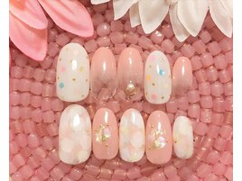ホログラムドットネイル