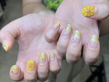 ネイル クランツ(nail kranz)/ひまわりネイル