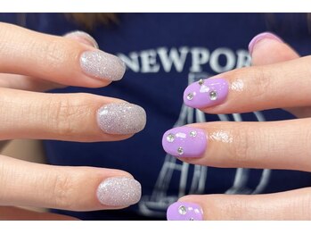 ミエル 大宮店(miel)/アシメカラー＋パーツ追加