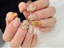 ひまわりネイル