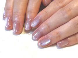 ラメグラデーションネイル