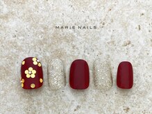 マリーネイルズ 表参道店(MARIE NAILS)/定額¥6,600 キラキラ 1009a