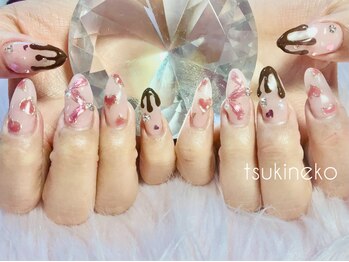 バレンタイン甘々スイーツネイル