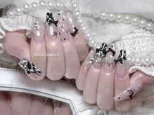 リンドネイル バイ モカ アンド ララ(Lind nail by moca and LaLa)/【mio】チェックネイル
