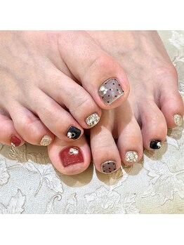 グラマラス プレジール 中野店(glamourous plaisir)/☆フットネイル☆