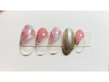 ネイルアンドアイ ミント(nail＆eye mint)/4月キャンペーンネイル