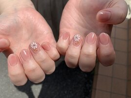 ジェルネイル★ぷっくりフラワー