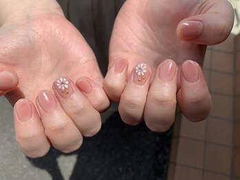 マリアンジュ(MariAnju)/ジェルネイル★ぷっくりフラワー