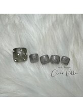 ネイルサロンクリアヴィラ(nail salon clear villa)/フットデザインチョイス☆¥9350