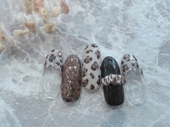 ネイルキュート アンド クールラッシュ 亀有店(nailcute & CoolLash)/秋冬☆リングネイル