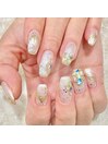 シアーホワイト/ミラー/上品