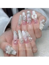 クイーンズビューティーサロン 新宿本店(Queen's beauty salon)/チップ長さ出し10本やり放題