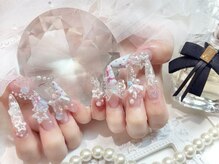 プティネイル 池袋(Puty Nail)/ゴテゴテガーリークリアネイル♪
