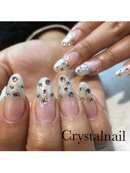 クリスタルネイル ボンベルタ橘店(CRYSTAL NAIL)/キラキラネイル