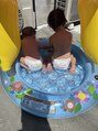 ホワイトニングビューティー 西宮店 暑い日は子供達とプールや水遊びを楽しんでます♪