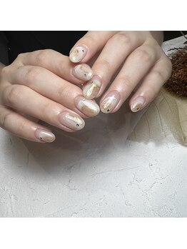 シャルムネイル(charme nail)/地層ネイル