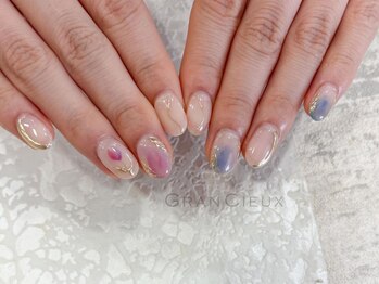 クアトログランシュ 青葉台(QUATRO×GranCieux)/シンプル×ニュアンスネイル