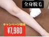 【メンズ脱毛】人気No1　全身脱毛（顔・VIO込み）¥20000→¥7980