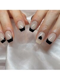 フレンチ/ブラック/シンプル