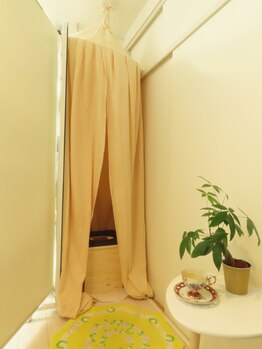 七つ星/よもぎ蒸しブース完成(^^♪