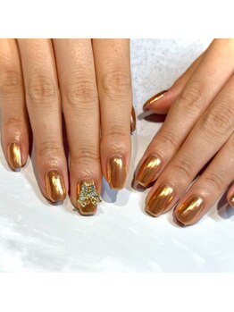 ルミュドゥプレシャス(LEMIEUX de precious)/ミラーネイル/イエローゴールド