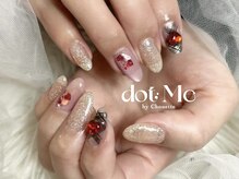 ドットミーバイシュエット(dot Me by chouette)/ハートとチェックで可愛いネイル
