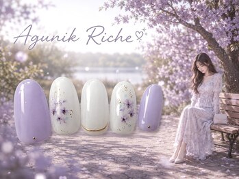 【押し花ネイル】