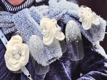 ネイルサロンラグジュアリー 梅田店(LUXURY)/3Dフラワー