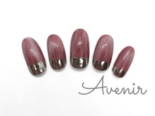 アヴィニール 表参道(Avenir)/ミラーフレンチ　ネイル