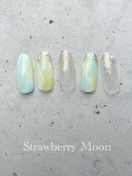サロンストロベリームーン(Salon Strawberry Moon)/爽やかネイル
