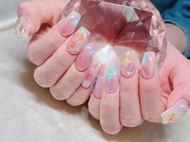 氷ネイル☆長さ出し☆フィルイン